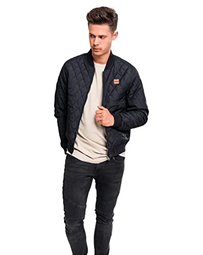 Urban Classics Herren Steppjacke - Diamond Quilt Nylon Jacke - Ideal als...