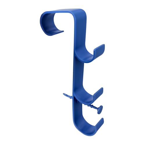 Generisch Gancho para barra de piscina, fácil instalación, gancho para accesorios de piscina, soporte de manguera ajustable estable, para herramientas de jardín, equipamiento deportivo, terraza
