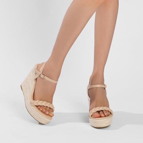 Womens-Braided-High-Heels-Wedge-Sandals-Open-Toe-Espadrille-Summer-Sandals-with-Buckled-Ankle-Strap-Microfiber-Leather-Dressy-Shoes