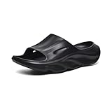 AnyuTech Recovery Slides for Men and Women - Orthopedic Sandals with Arch Support & Thick Cushion, Plantar Fasciitis Slippers, Lightweight Non-Slip Slides for Post-Workout Recovery