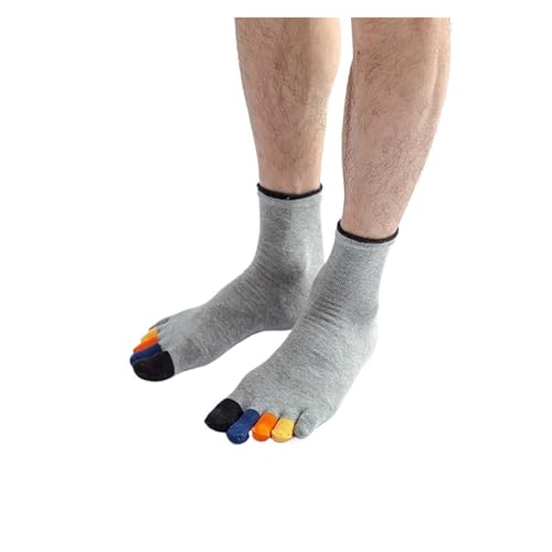 Chaussettes orteils homme contre les ampoules lot de 5 paires respirantes coton