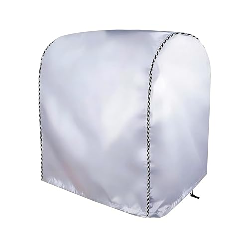 NBEADS Protector antipolvo para impresora 3D, 55 x 55 x 55 cm, tela Oxford plateada, cubierta antipolvo impermeable para muebles de impresora 3D