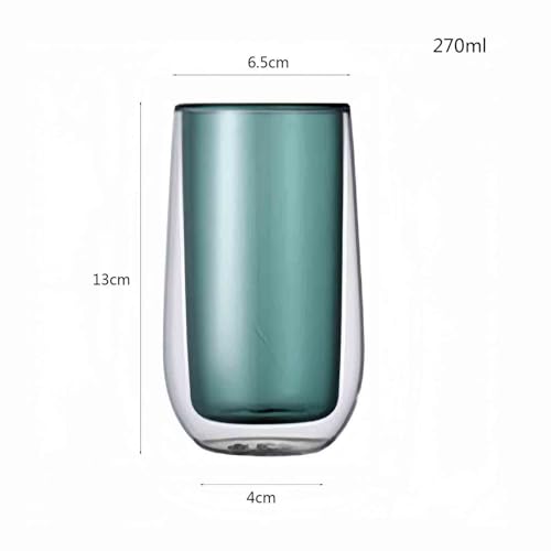 Vasos de agua de vidrio borosilicato de colores gris para mesa 3