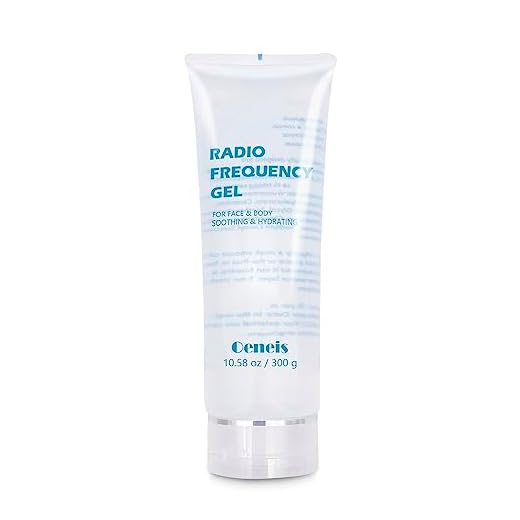 Oeneis Radio Frequency Gel for Use with RF Facial Machine, Conductive Gel for Face Microcurrent, Use for Skin Soothing and Hydrating, 300g Tube