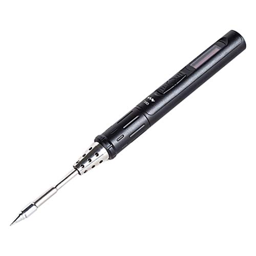 UY CHAN Upgraded TS80 9V Type C USB Original Digital OLED Programmable Pocket-size Smart Mini Portable Soldering Iron Station Kit (With B02 Tip, Power Supply NOT Included)