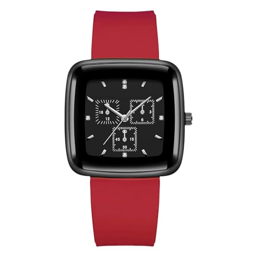 Montre à quartz carrée RORIOS pour en finir avec les bracelets rigides
