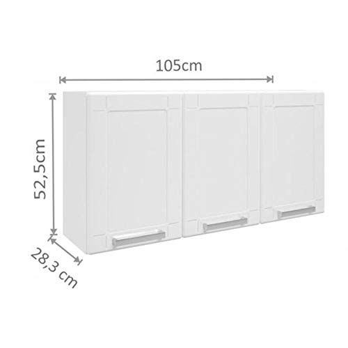 Armário Aéreo Multipla 3 PT Branco