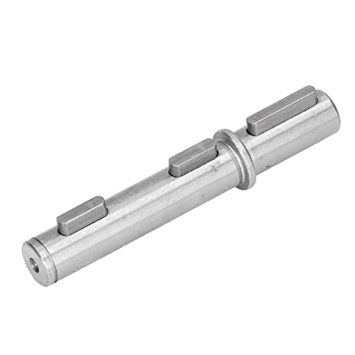 Langlebige Legierungstahlausgang Einzelwelle für Wurm Reduziergetriebe NMRV040 RV040 mit Glattem Getriebe und Einfacher Installation - 18 Mm Durchmesser 128 Mm Länge Kompatibel mit Nema34