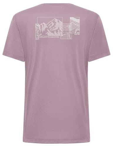 Jack Wolfskin Herren Vonnan Graphic M T-Shirt, Explore Wild Blossom, L EU