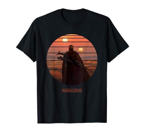 T-shirt Star Wars The Mandalorian Boba Fett sur Tatooine