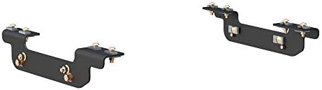 CURT 16411 5th Wheel Installation Brackets, Select Chevrolet Silverado, GMC Sierra 2500, 3500 HD, Except Cab & Chassis Black