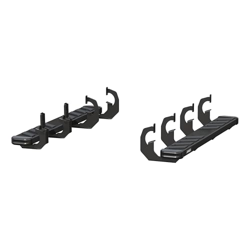 ARIES NovaTrac estribos de acero negro 6" x 53" para Silverado