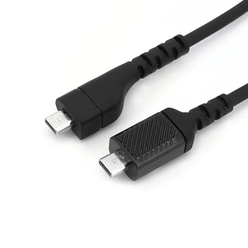 Elitecran Ersatz-Headset-Soundkabel Kompatibel mit SteelSeries Arctis 7 Arctis 5 Arctis 3 Arctis Pro, Ersatz Audiokabel 150 cm Länge, Kopfhörerkabel Schwarz