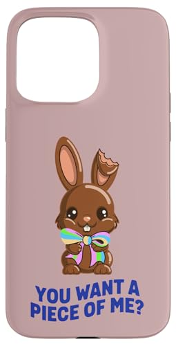 Chocolate Bunny Do You Want Piece of Me �ʔ����C�[�X�^�[���r�b�g �X�}�z�P�[�X iPhone 15 Pro Max �p