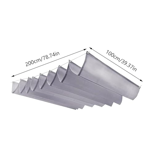 Toldo impermeable retráctil para evitar la lluvia en la barbacoa 7