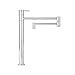 Waterstone 3400-TB Hunley Deck Mounted Pot Filler Faucet with Lever Handle, Tuscan Brass