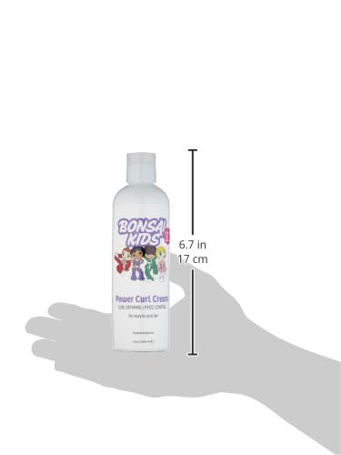 Miniatura 4 de Bonsai Kids Curl Cream 10 oz  Definición de rizos y control de encrespamiento para niños pequeños, niñas y niños, cabello birracial, crema