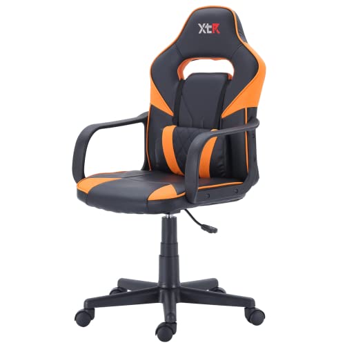 Silla Gamer Orange Color Negro y Naranja Estilo Original Set up Gaming Moderno Cover