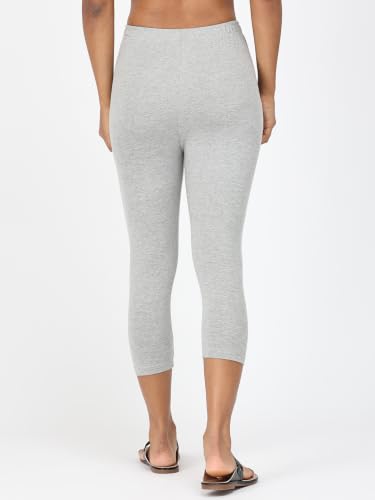 Image of Robinbosky Premium Stretchable Cotton Capri Legging for Women | Suitable for Formal wear & Casual wear | High-End Elastic Makes. The Leggings Squat Proof and Durable for Travel, Yoga, & Workout.