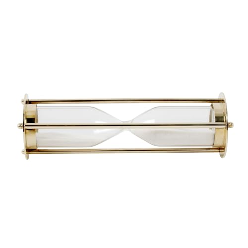 Sablier en laiton haut de gamme objet de collection vintage 15 cm - 6