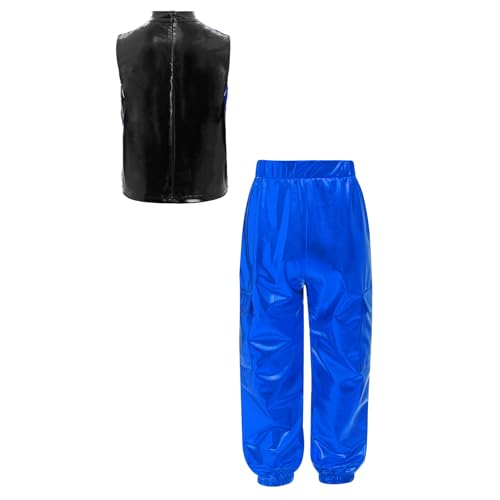 Disfraz de fiesta para niñas 2 piezas estilo hip hop miniatura 2