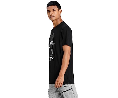 Image of PUMA Men's Printed Regular Fit T-Shirt