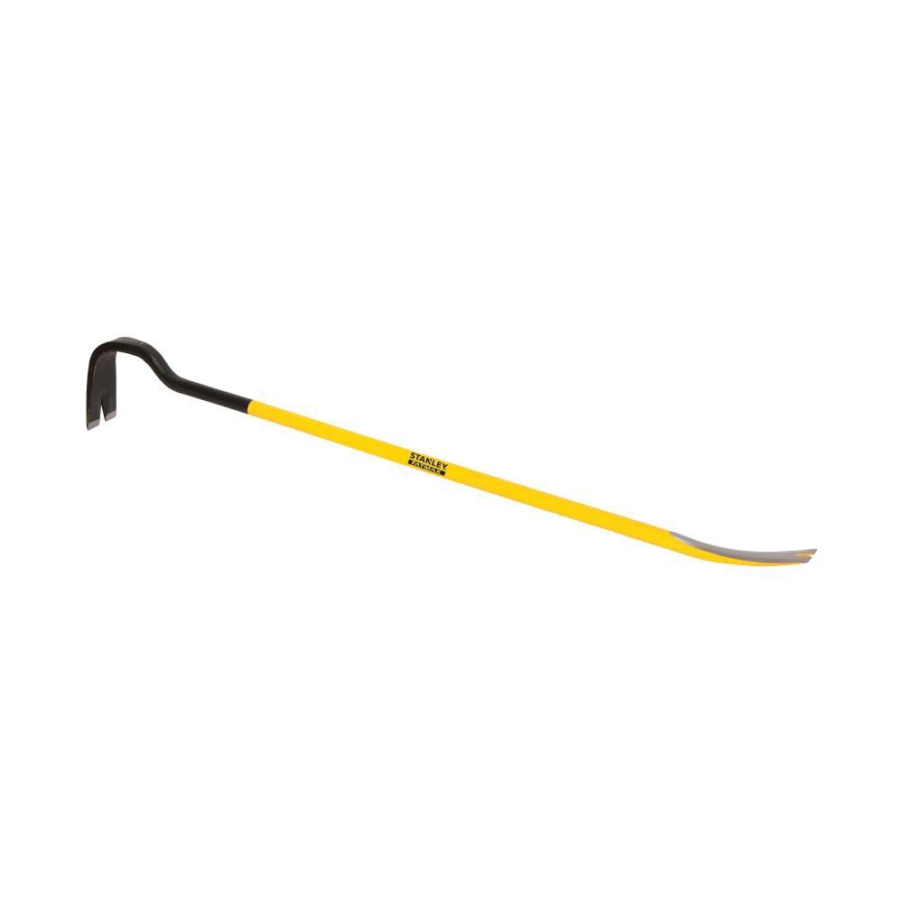 STANLEY 1-55-504 Pied-De-Biche 910 Mm Gamme FATMAX Acier Au Carbone Trempé - Ultra Léger - Grand Levier - Partie Semi-Plate En U - Entaille Supplémentaire Pour Arracher Les Clous