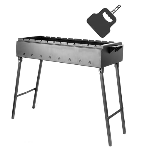 Mangal Klappbar Holzkohlegrill für 12 Spieße...
