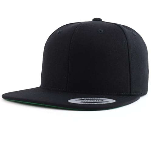 Image of Oversize XXL Structured Blank Flatbill Snapback Cap