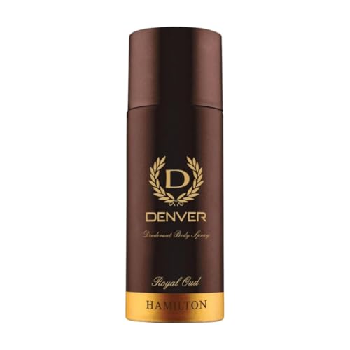 DENVER Royal Oud Deodorant Body Spray for Men (150ML) | Long Lasting Body Spray for Men