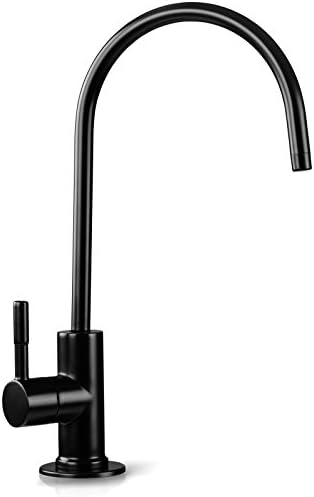 iSpring GA1-ORB Lead-Free Reverse Osmosis, Kitchen Bar Sink RO Drinking Water Faucet, Contemporary Style, High Spout, Oil Rubbed Black