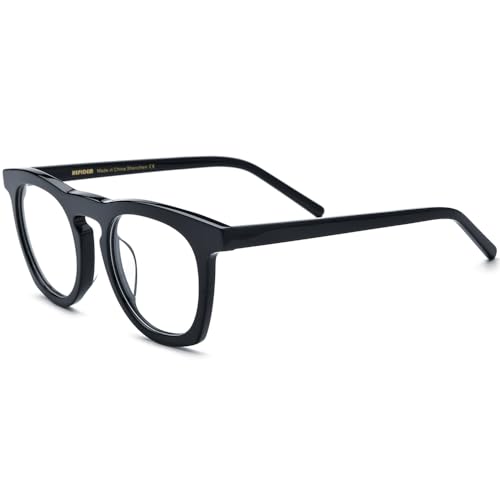 Image of HEPIDEM Multicolor Acetate Glasses Frame Women,Round Vintage Retro Optical Eyeglasses 9339