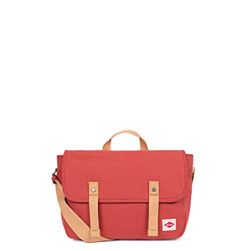 Lee Cooper Gibecière - Compatible A4 - Nylon garni tissu - Collection Landscape - Brique