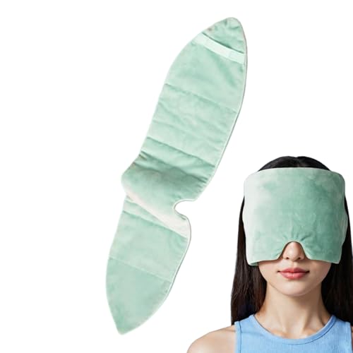 Parche Ocular Ponderado - Antifaz de Viaje Bloqueante de Luz | Ayuda Para Dormir Con Presión Suave Para Casa Siesta Meditación Viajes Vuelos Vacaciones Mujeres Niños
