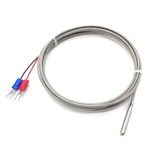 Sonde Type K anti-interférence capteur 0-800 ℃ en acier inoxydable 304 avec fil blindé 4 mètres