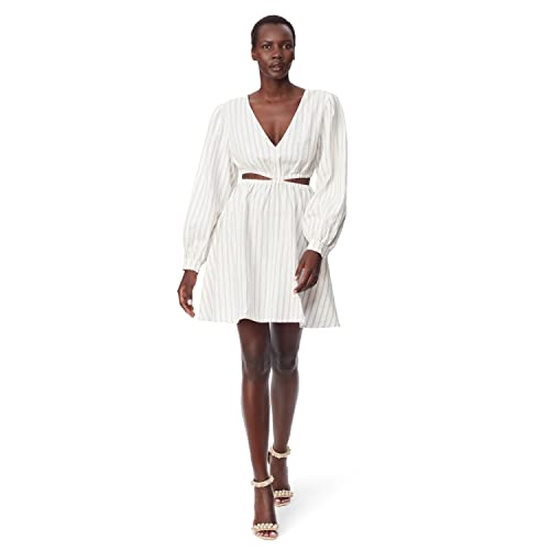 Image of Women's Emely V-Neck Cutout Waist Dress