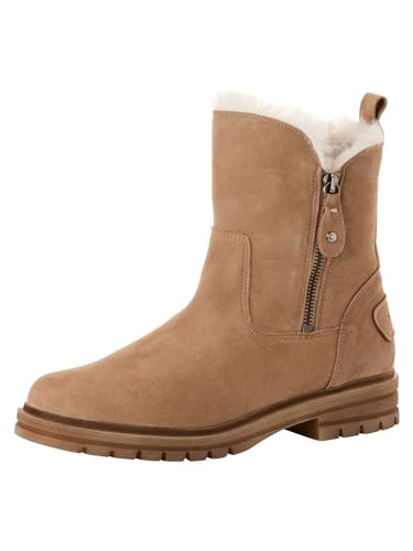 Botte tendance Tamaris Femme chaussure montante confortable fermeture éclair latérale