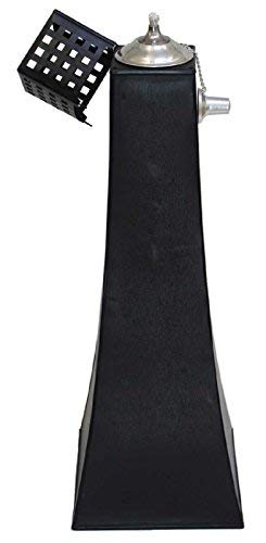 SIDCO Öllampe groß Ölfackel Gartenfackel Metall Lampe Garten Laterne XXL Windlicht