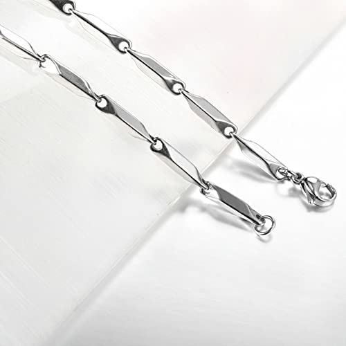 Chaîne de câble d'or rose en alliage d'acier anti-ternissement - 3