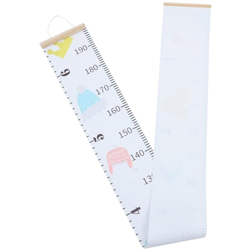 Tabla de crecimiento infantil portátil medidor de pared enrollable para cuarto de niños