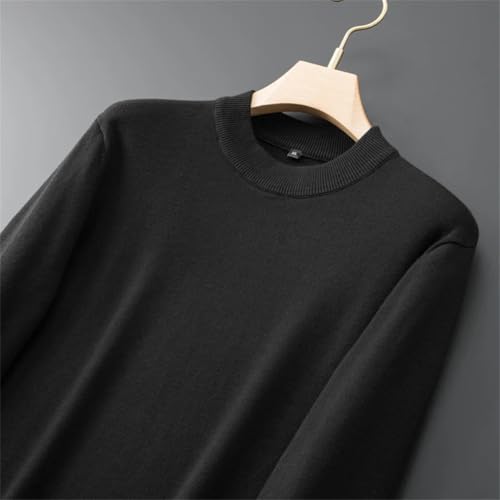 Wjnvfioo Men Fall Winter Business Turtleneck Sweater Soft Warm Thermal Cashmere Pullover Casual Mens Sweaters4