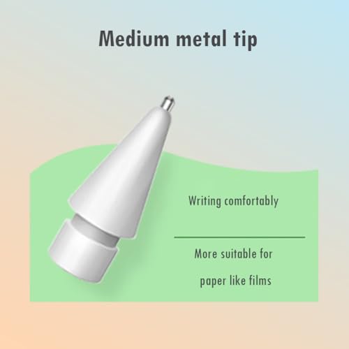 Image of SIXFU 6 PCS Replacement Pencil Tips for Apple Pencil, Durable iPencil Tip Nibs Accessories for iPad Pro /Apple Pencil Pro /USB-C / 1st Gen / 2nd Generation (Medium Length)