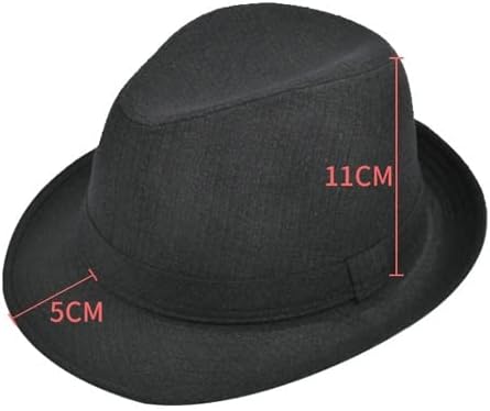 VIDI Autumn&Winter Hats for Men Fedoras Top Jazz Plaid Hat Adult Bowler