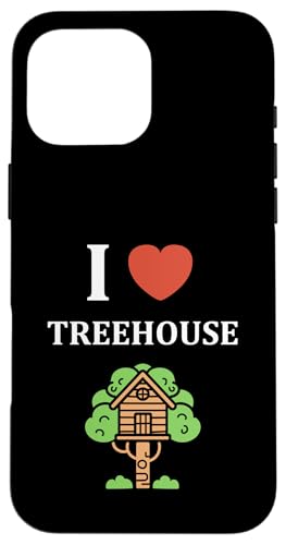 Home Nature tree house minimalist simple i love treehouse �X�}�z�P�[�X iPhone 16 Pro Max �p