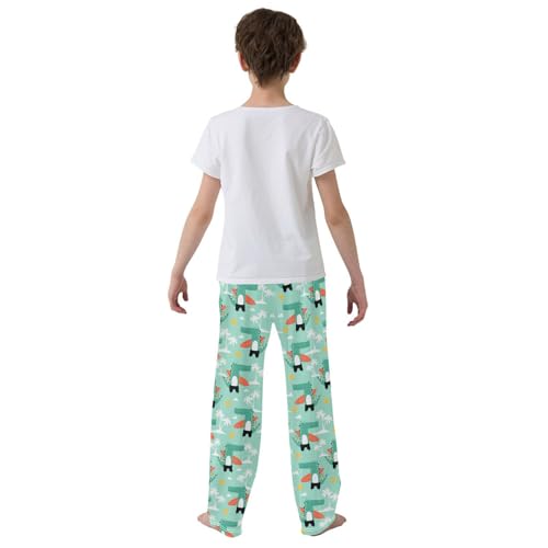 Gator Surf Boys Long Pants Soft Trousers Elastic Waist Kids Lounge Bottoms with Pockets S-XL3