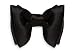 Mens RessoRoth Oversized Bow Tie - Tuxedo Black Silk Bowtie, Mens big bow tie