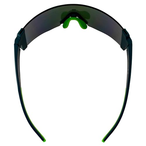 Global Vision Astro Cycling Motorcycle Safety Sunglasses ANSI Blue Frame w/ReflecTech Blue Lens4