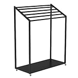 ERRULAN 4/5/6 Yoga Mat Storage Cart with Wheels, Yoga Mat Holder Stand Gym Equipment Organized, Towels Rug Display Rack Free Standing (Color : 85x45x120cm)