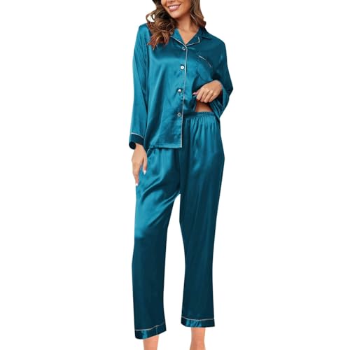 Mujer En CamisóN Pijama Saten Rojo Pijamas Femeninos Pijama Mujer Corte Masculino Pijama Mujer Algodon Organico Pijamas Batas para Mujer Pantalon Largo Pijama Mujer Albornoz Mujer Beige Camisones