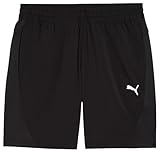 short puma homme amazon Coupe droite ; tissu tissé uni ; longueur au-dessus du genou ; poches latérales ; détails de la marque PUMA